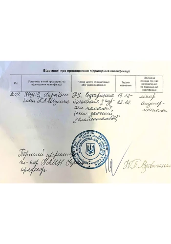 Луцюк Наталя Володимирівна